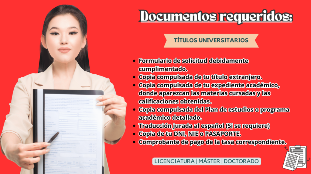 HOMOLOGAR TITULO UNIVERSITARIO