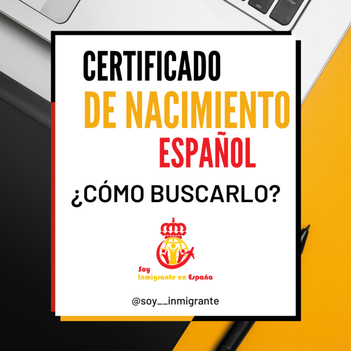 Inscripción Nacimiento Española. Solicitud.