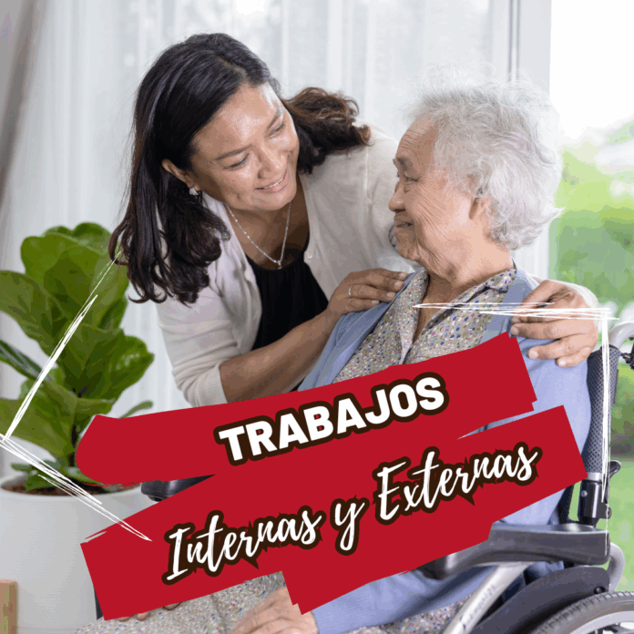 Trabajos como interna o externa en Madrid.