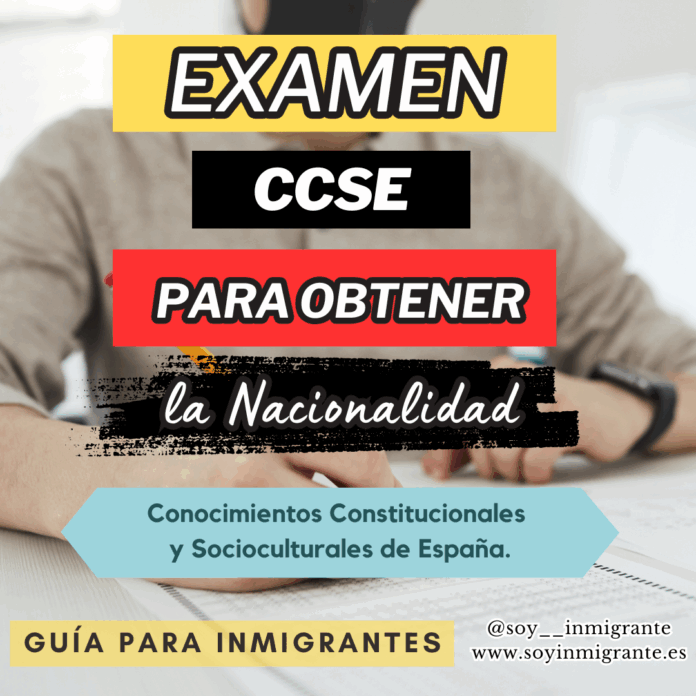 Examen CCSE para la Nacionalidad Española